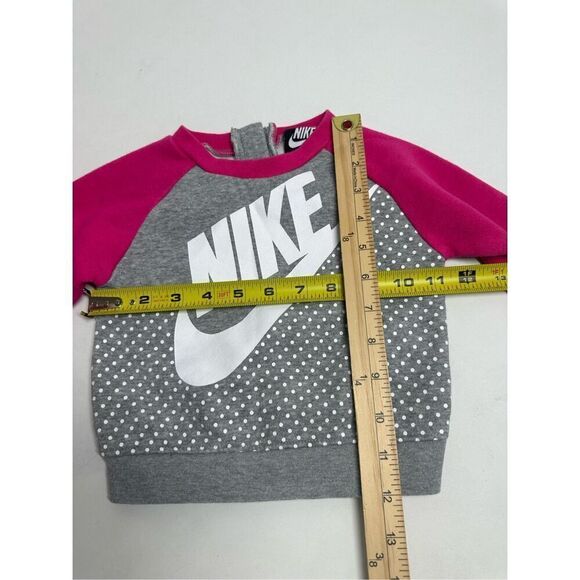 Nike Kids Fleece Sweat Jogging Suit 2 Pcs Pink Size 18 M See Description - Picture 7 of 14